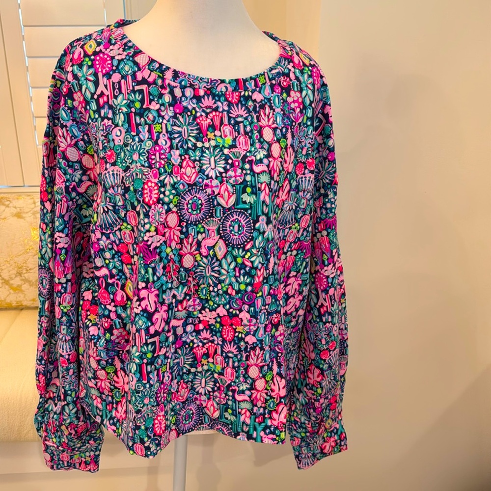 NWT LILLY PULITZER KAMALA LONG SLEEVE SWEATSHIRT